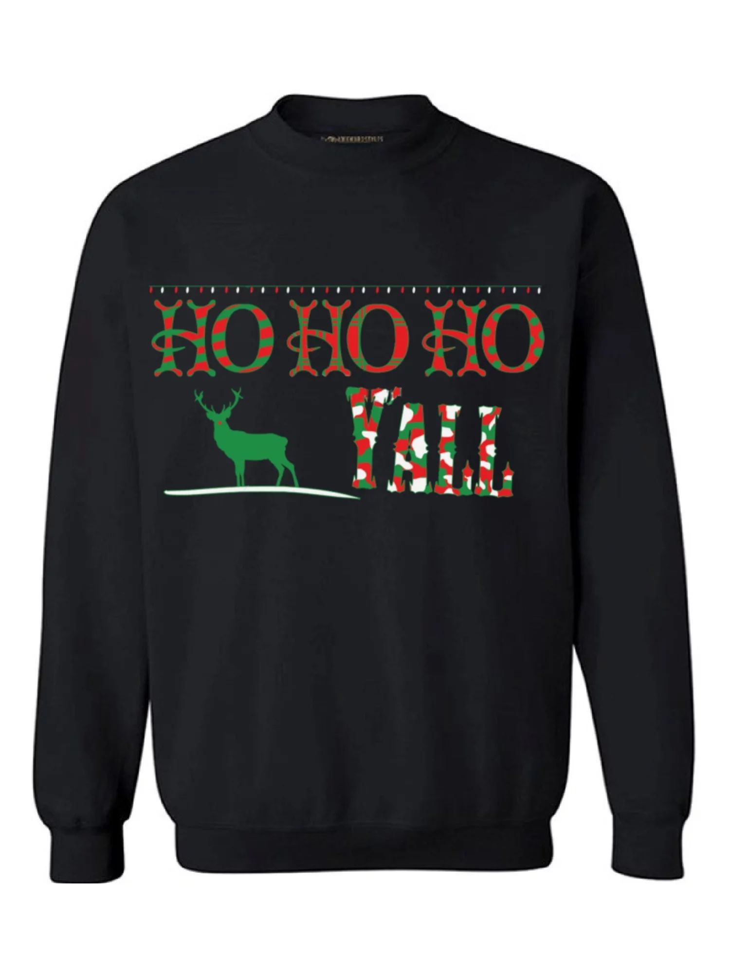 Awkward Styles Ho Ho Ho Y'All Sweatshirt for Christmas Funny Ugly Christmas Sweater Christmas Can... | Walmart (US)