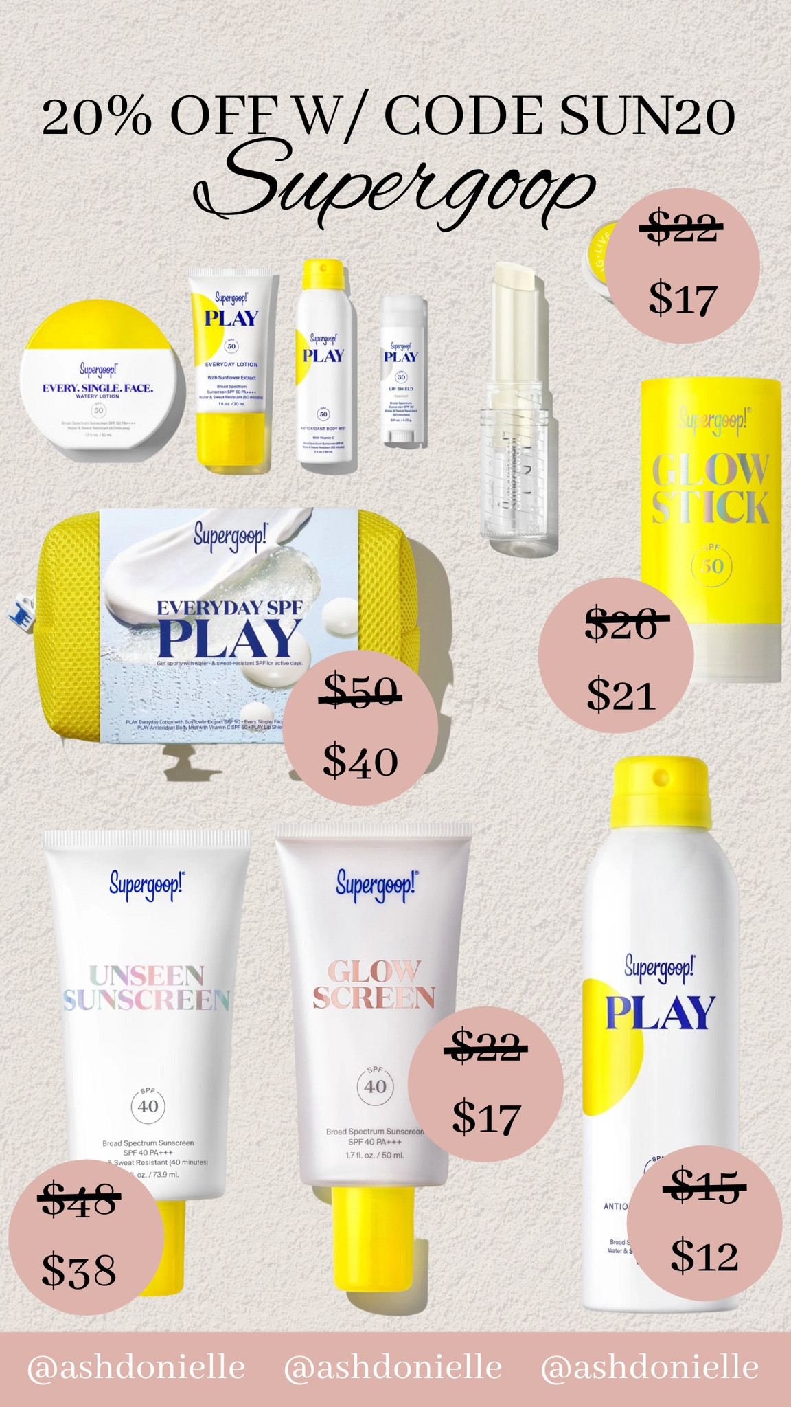 Supergoop is 20% off with code SUN20!!

#LTKfamily #LTKsalealert #LTKkids