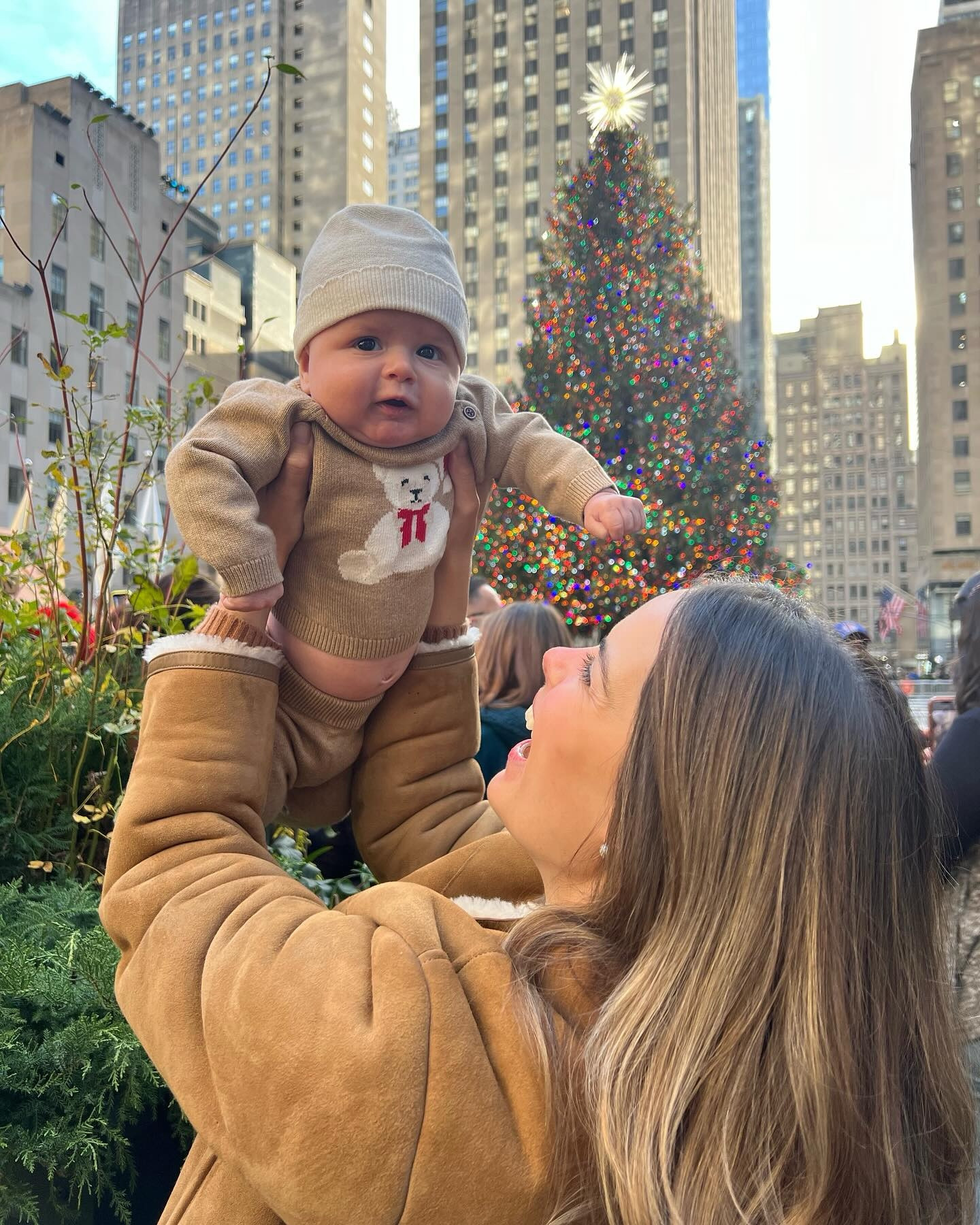 The BEST present underneath the Christmas tree🎄🎄🎄
.
This time last year, I found out that I was pregnant with you — filled with excitement & eagerness to meet you, alongside constant worry & fear I never would. Holding you in my arms today is the greatest, sweetest gift of all. It was magical to see the city through your little eyes this year 🥹😭🫶🏼🎁
.
#nyc #nycchristmas #babysfirstchristmas #rockefellercenter #rockinaroundthechristmastree #bestgiftever #christmasbabyphoto #santababy #ivf #ivfsuccess #ivfjourney