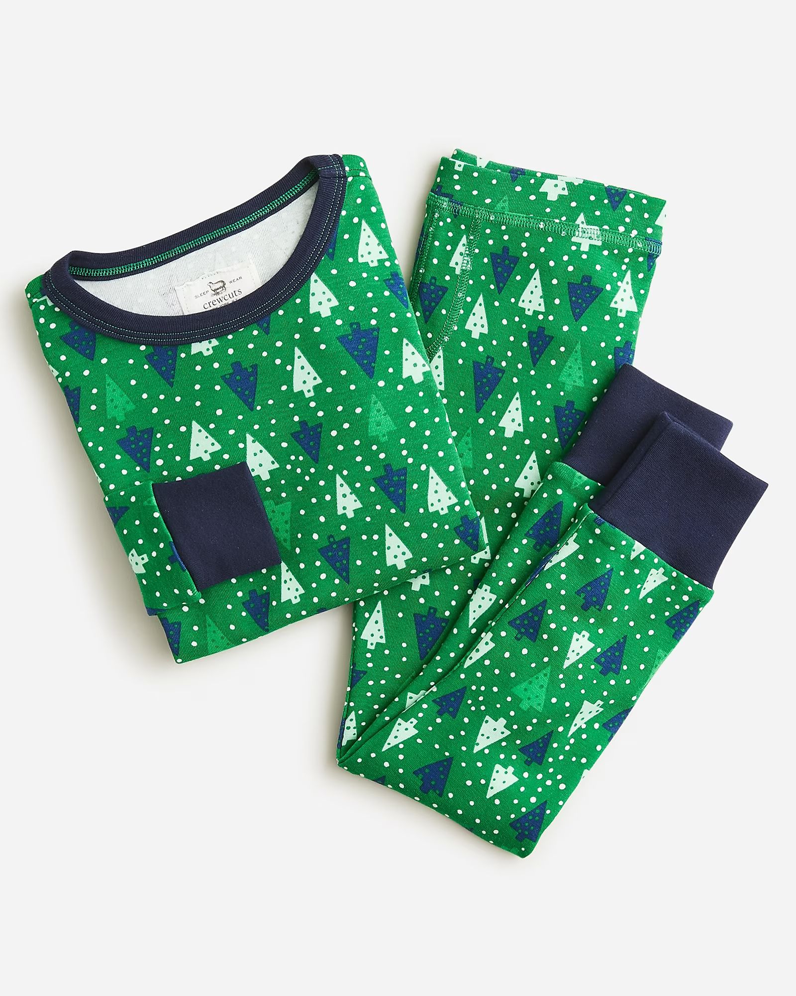 Kids' long-sleeve pajama set in prints | J.Crew US