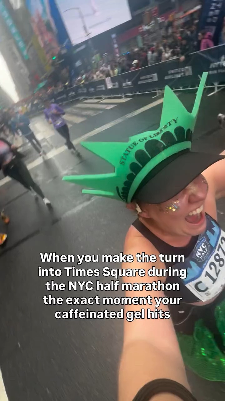 WOW I’m absolutely overwhelmed with emotion watching these clips back from the United Airlines New York City Half Marathon!! 😭When I got into this race from the lottery last year I was honestly surprised and knew from day one I would mostly party pace this race. I’m so glad I just soaked in the race day vibes and just enjoyed myself!!! Are any of you guys running? 

 #nycunitedhalf #runwithme