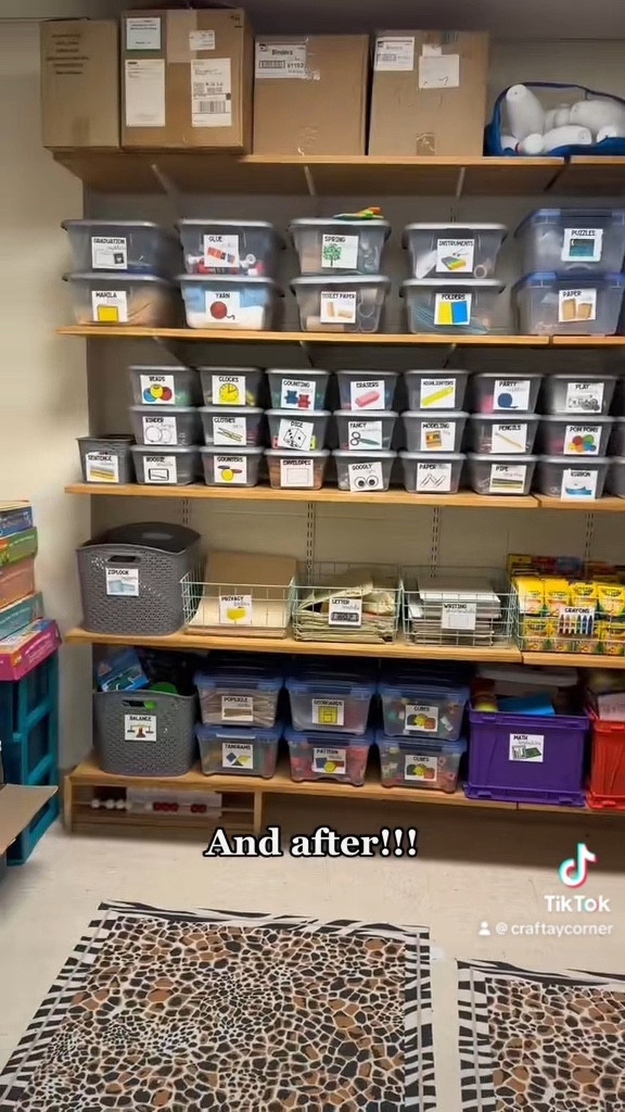 Transformed my coworker’s kindergarten classroom closet! ✨👩🏼‍🏫🖍️

#LTKBacktoSchool #LTKhome #LTKFind