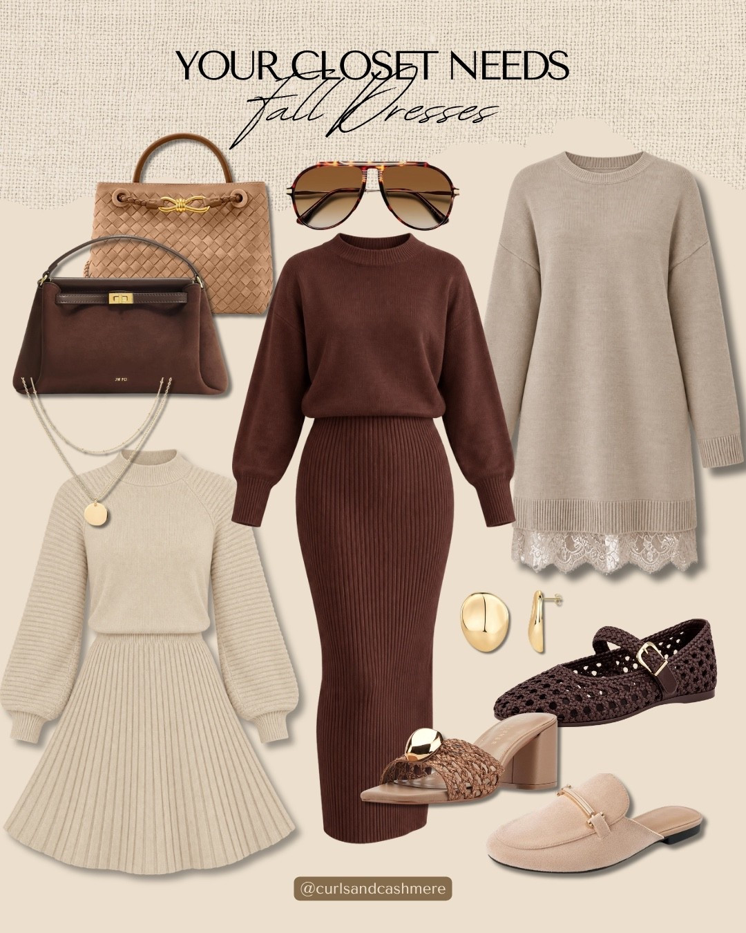 These fall dresses are exactly what I want when I need an outfit to feel easy but still pulled together. I love the soft neutrals, chocolate brown, knit textures, and how simple they are to style with flats, loafers, or a fall bag.

fall dresses, sweater dress, knit dress, neutral dress, chocolate brown dress, fall outfit, Amazon fashion, fall fashion, casual dress, midi dress, autumn style, CurlsandCashmere

#LTKSaleAlert #LTKSeasonal #LTKootd