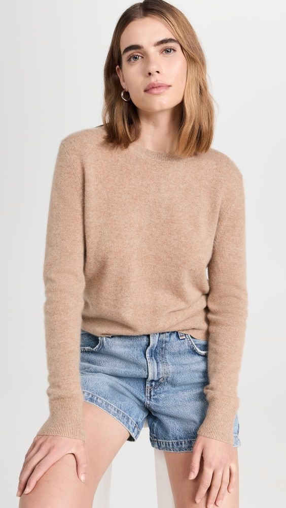 White + Warren Cashmere Core Crewneck Sweater | Shopbop | Shopbop