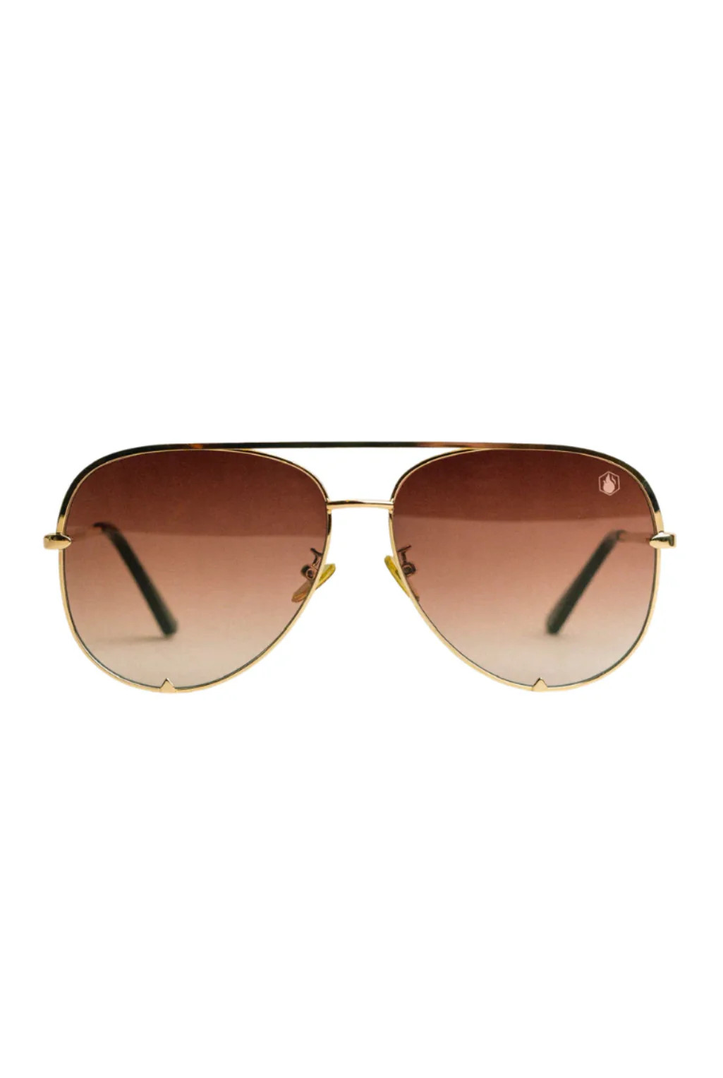 Jaden Aviator Sunglasses - Dirt Road | Tucker Brown