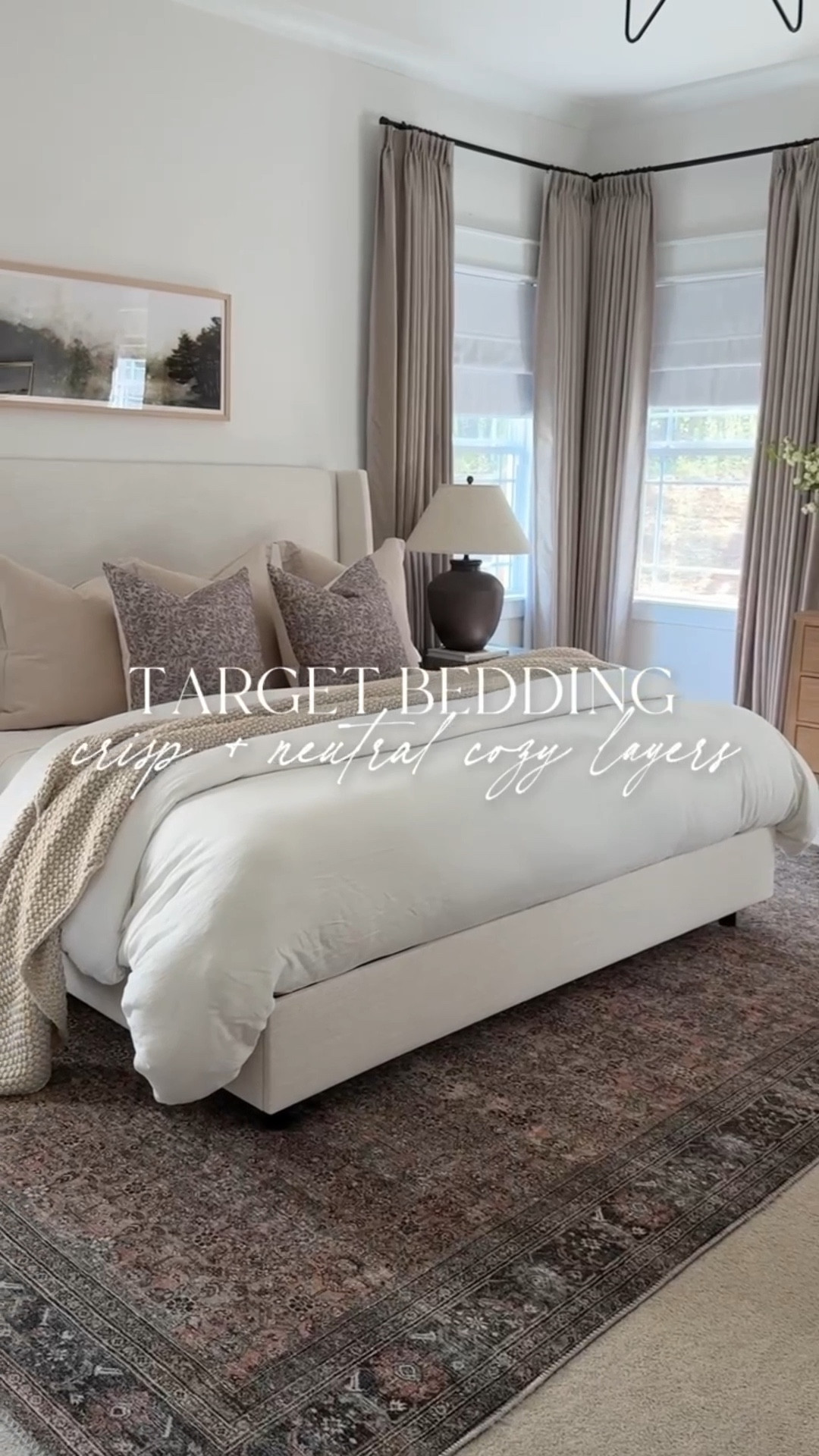 Neutral layered bedding from Target🤍

#LTKFindsUnder50 #LTKSeasonal #LTKHome