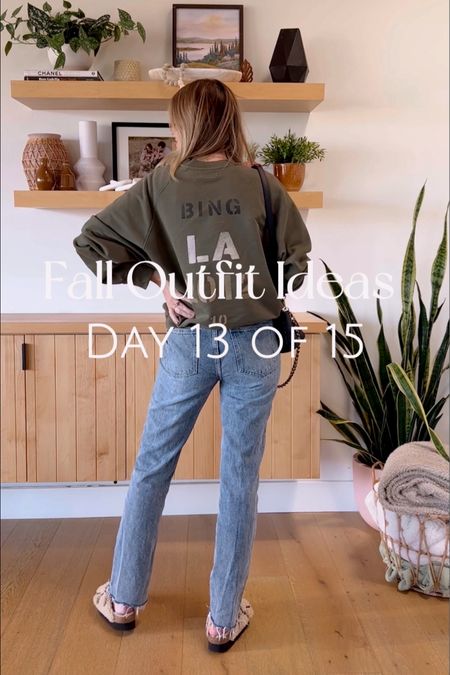 Anine bing sweatshirt size small
Jeans size 27
