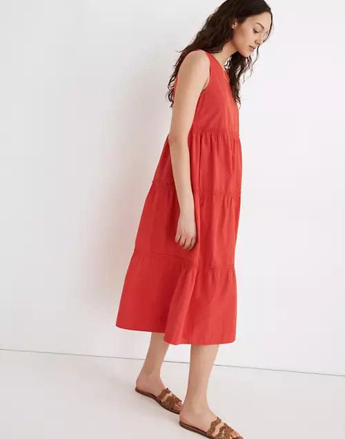 Cattail Tiered Dress | Madewell