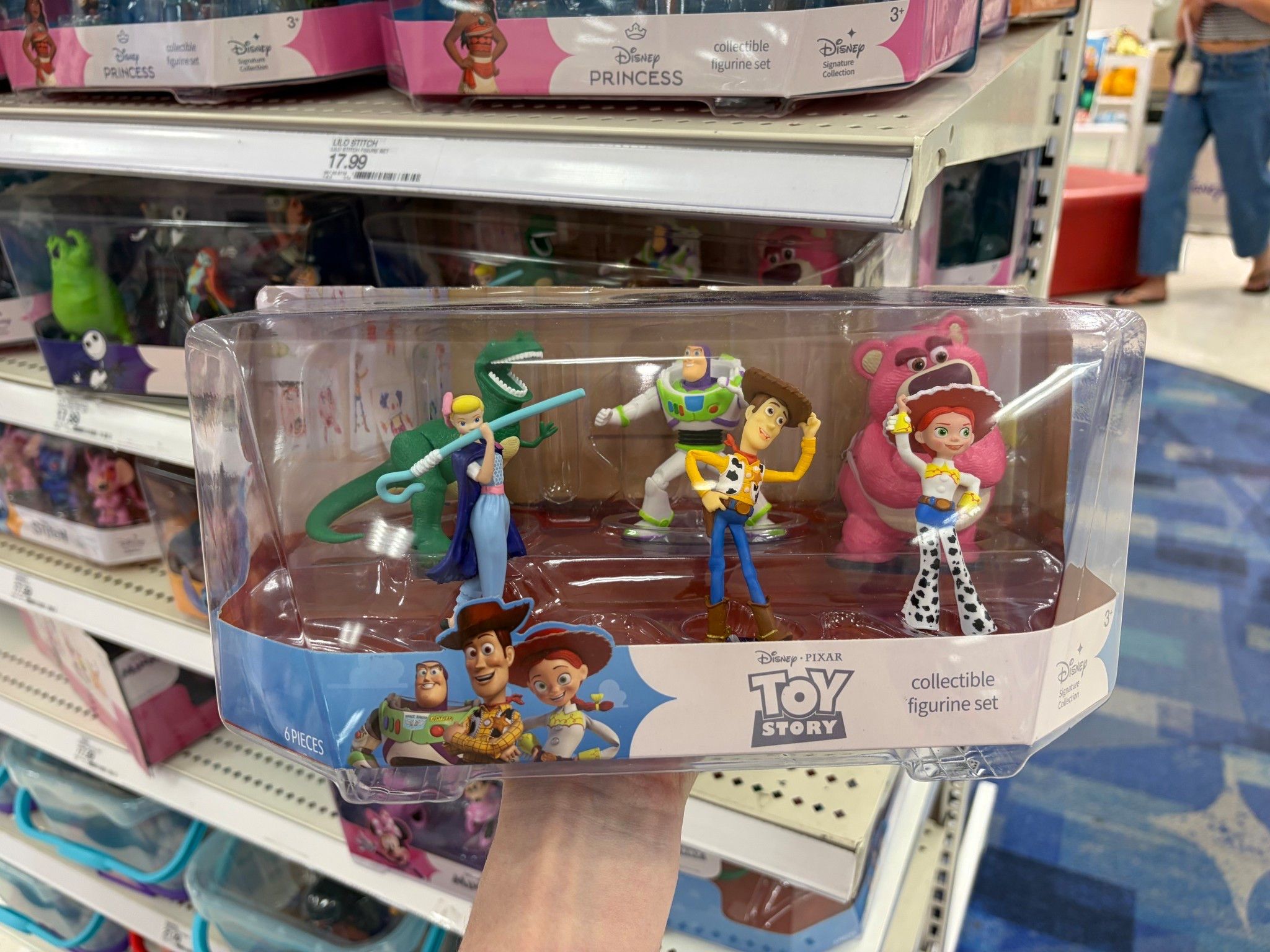Target has tons of Disney and Pixar character figure sets. I love this Toy Story one with Bo Peep, Woody, Buzz Lightyear, Jessie, Rex, and Lotso! 

#LTKTravel #LTKKids #LTKSeasonal