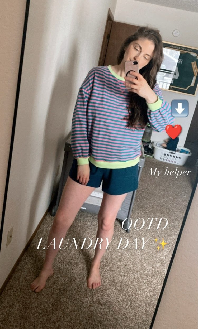 Oversized Striped Crewneck - perfect for wearing on vacation, travel, cool summer and spring nights on the beach! ☀️ Also, the perfect gift for Mother's Day!Affiliate Link ⬇️

#LTKMothersDay #LTKTravel #LTKmomlife