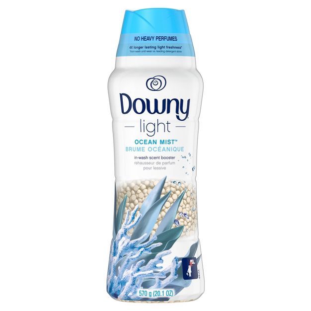 Downy Light Ocean Mist Laundry Scent Booster Beads for Washer with No Heavy Perfumes | Target