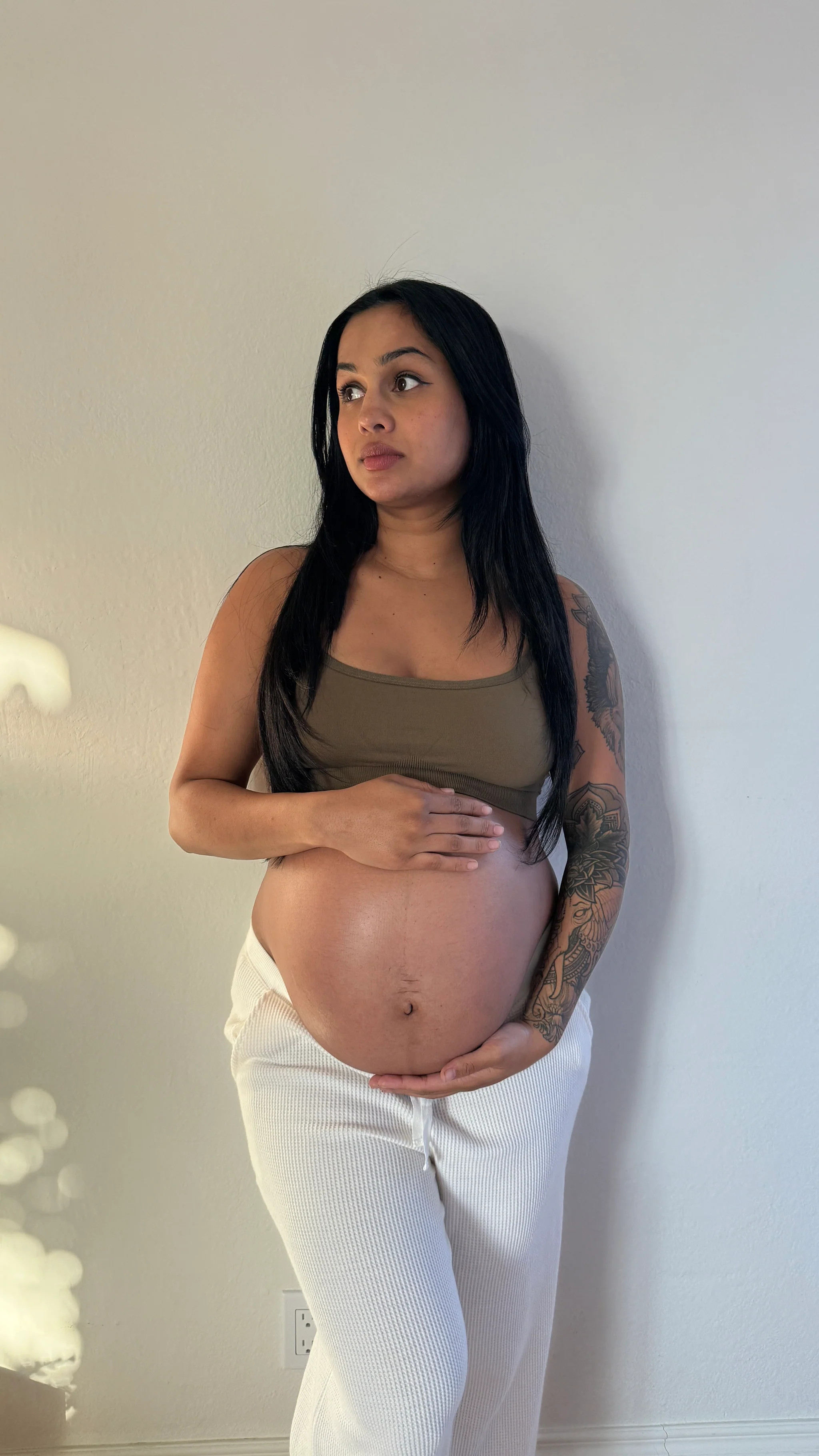 Adore Maternity & Nursing Bralette - Olive | LoveSteady