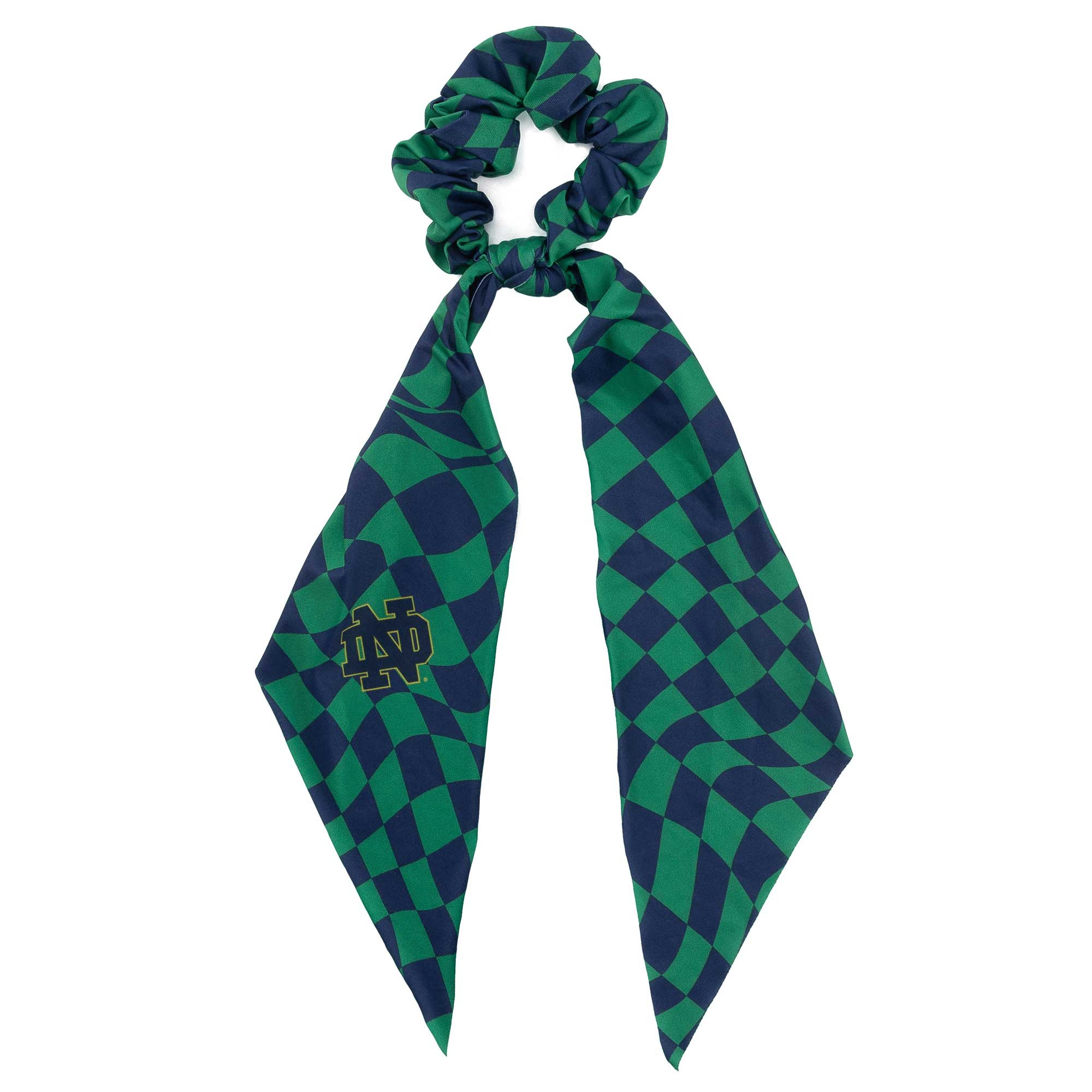Notre Dame Fighting Irish ZooZatz Checkered Scrunchie Scarf | Fanatics