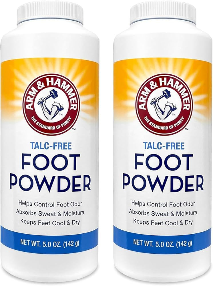 Arm & Hammer Talc-Free Foot Powder 5.0 OZ (Pack of 2) | Amazon (US)