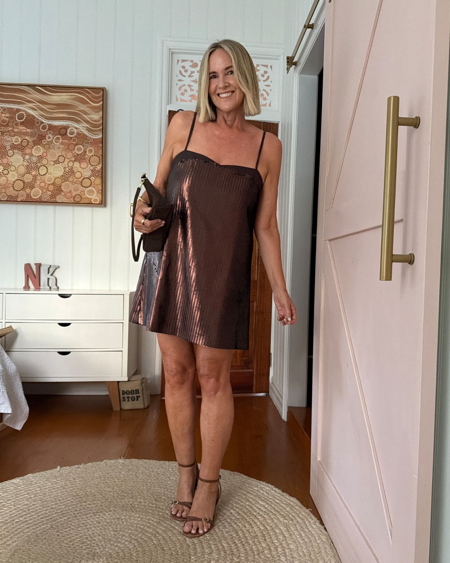 Wearing size 12 - it’s a relaxed fit through the body and adjustable tie straps 

Heels: FRANKIE4 Jolie in tan

#LTKover50style #LTKaustralia #LTKpartywear
