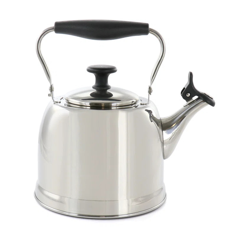 Lily Pond 2.2 Quart Stainless Steel Tea Kettle in Silver | Wayfair North America