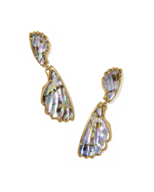 Alexa Vintage Gold Statement Drop Earrings | Kendra Scott