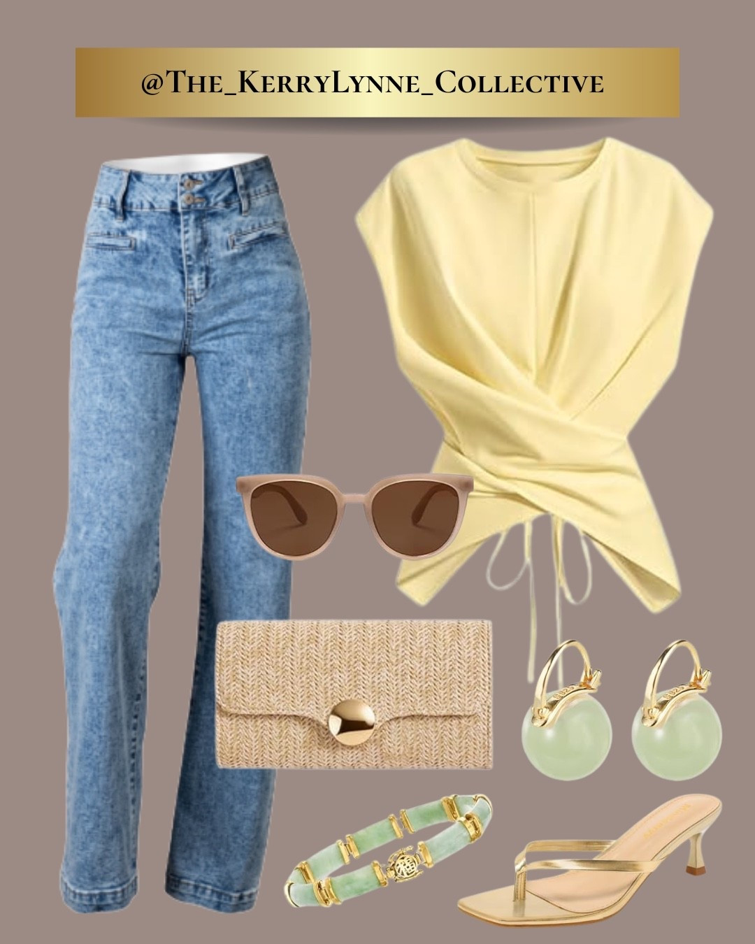 Soft Summer Neutrals 🍋✨

This look is the perfect mix of effortless and elevated 🤍

Soft butter yellow paired with relaxed denim, woven textures, warm gold accents, and the prettiest hint of sage green gives this outfit such a fresh, feminine summer feel. Easy enough for everyday, but polished enough to instantly look put together.

Obsessed with how the accessories bring everything together for that chic European-inspired vibe ✨

Everything linked 👇

#LTKStyle #SummerStyle

#LTKootd #LTKgrwm