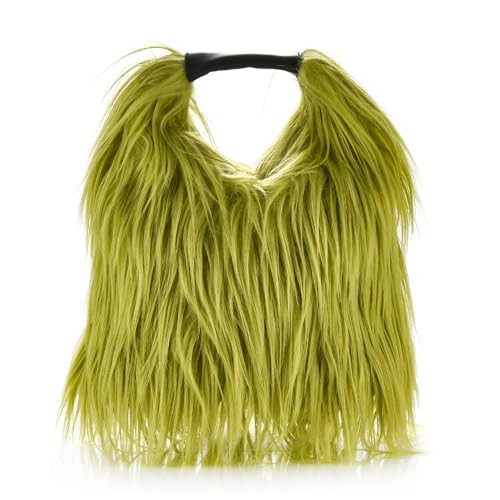 Women Cute Plush Furry Hobo Bag Faux Fur Super Soft Fluffy Clutch Tote Bag Crossbody Shoulder Handbag For Daily Travel | Amazon (US)