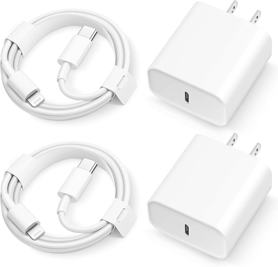 iPhone 14 13 12 11 Super Fast Charger [2Pack] cargador 20W Rapid USB C Wall Charger Block with 6F... | Amazon (US)