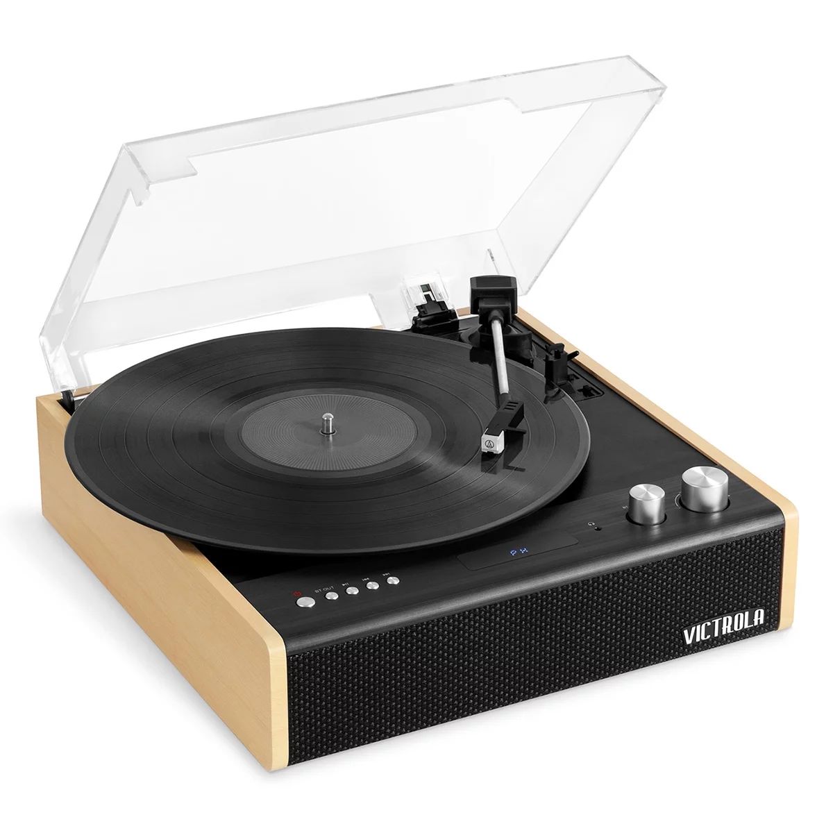 Victrola Eastwood 3-Speed Bluetooth Turntable with Built-in Speakers and Dust Cover | Upgraded Tu... | Walmart (US)