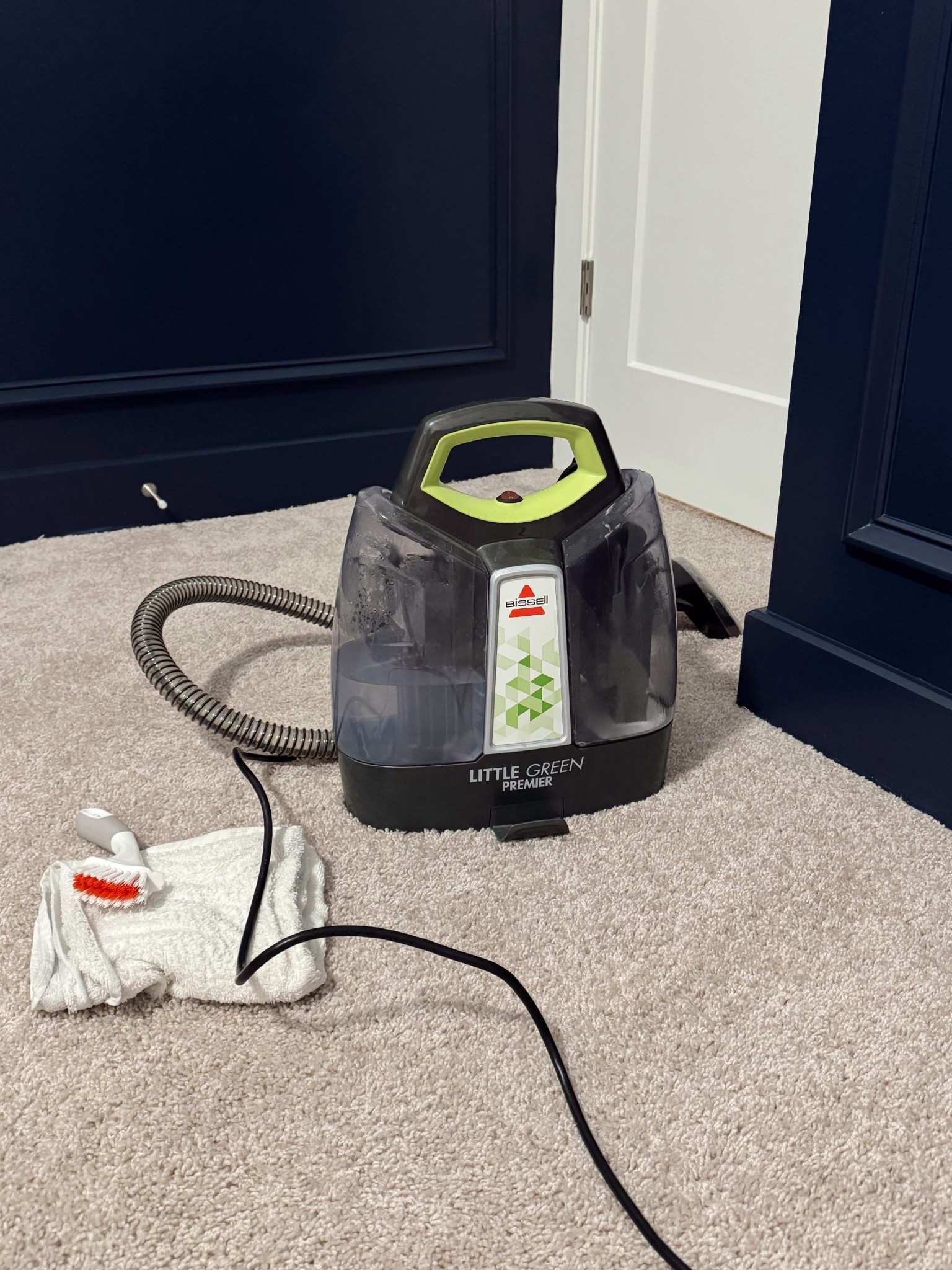 We are deep cleaning the carpet in the nursery before we start moving furniture in and y’all…every time we use this machine we’re reminded of how amazing it works! There was even a bit of paint mist that somehow got through to the carpet and it came right out! Pretty much all of the sizes this machine comes in are on sale right now on Amazon💃🏻

#LTKSaleAlert #LTKHome #LTKmomlife