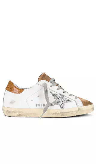 White & Gold Sneakers - Laura Beverlin