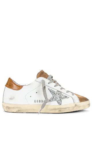 Superstar Sneaker in White, Tobacco, Silver, & Taupe | Revolve Clothing (Global)