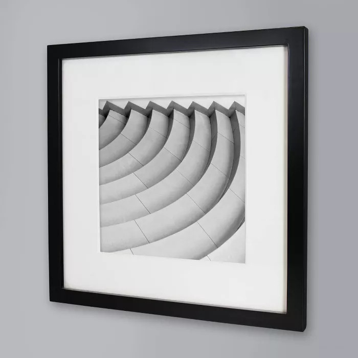 8" x 8" Single Picture Matted Frame Black - Made By Design™ | Target