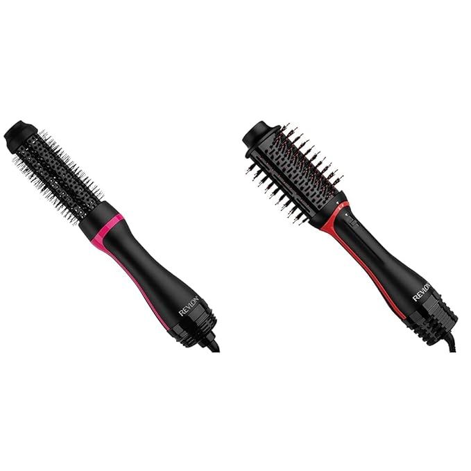 Revlon One Step Root Booster Round Brush Dryer and Hair Styler + Revlon One Step Volumizer Plus 2... | Amazon (US)