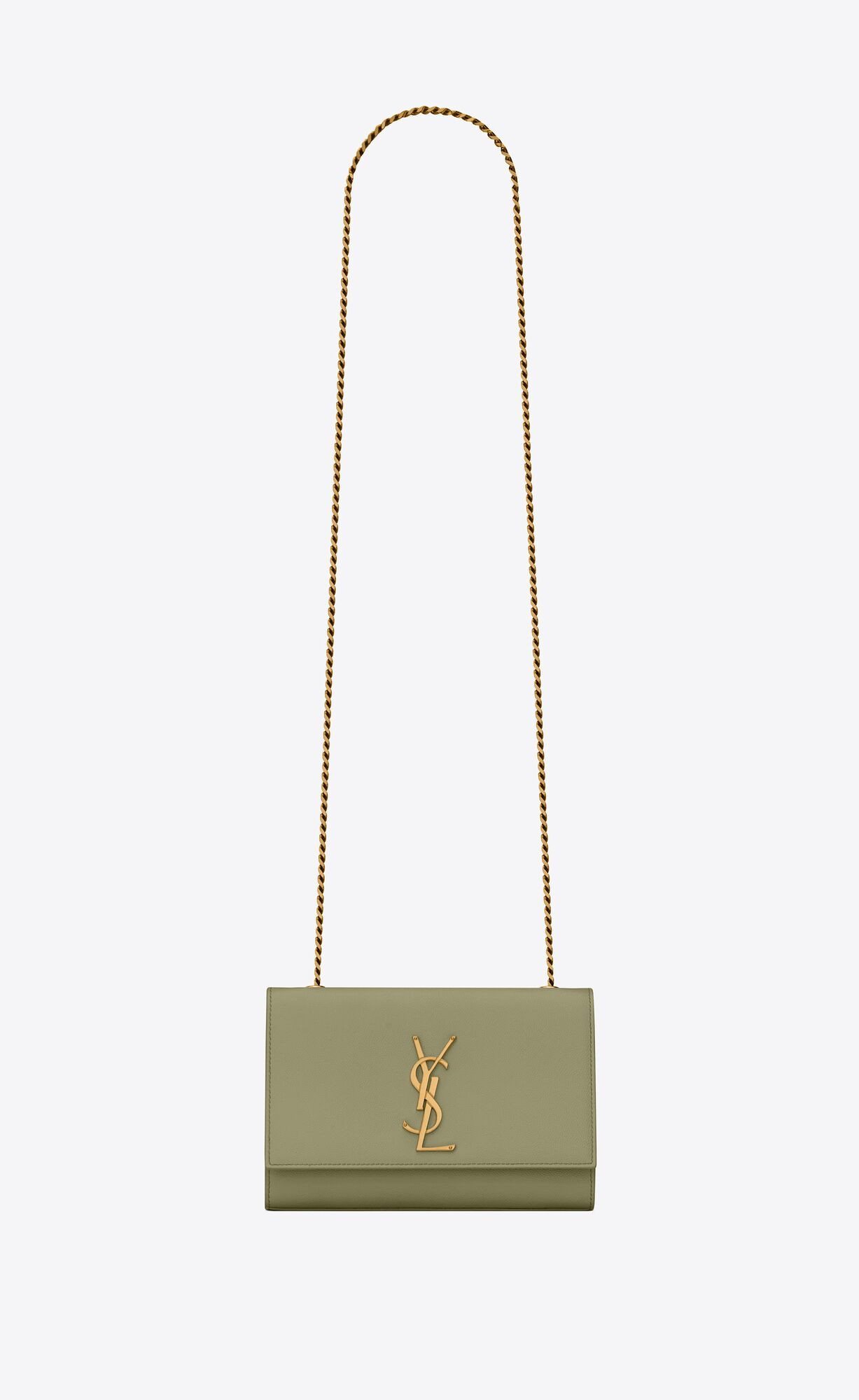 kate small chain bag in grain de poudre embossed leather | Saint Laurent Inc. (Global)
