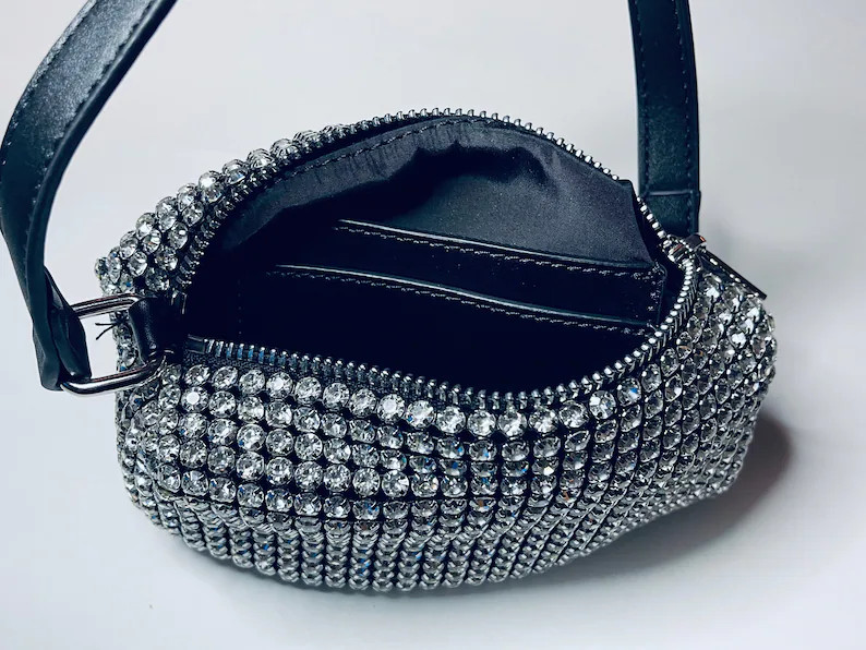 Bling Bling Crystal Clutch Bag - Etsy | Etsy (US)