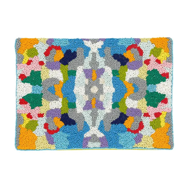 Laura Park Indigo Girl Blue Beaded Clutch | Auden & Avery