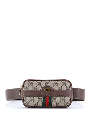 Small Ophidia Belt Bag GG Coated Canvas | Macy's