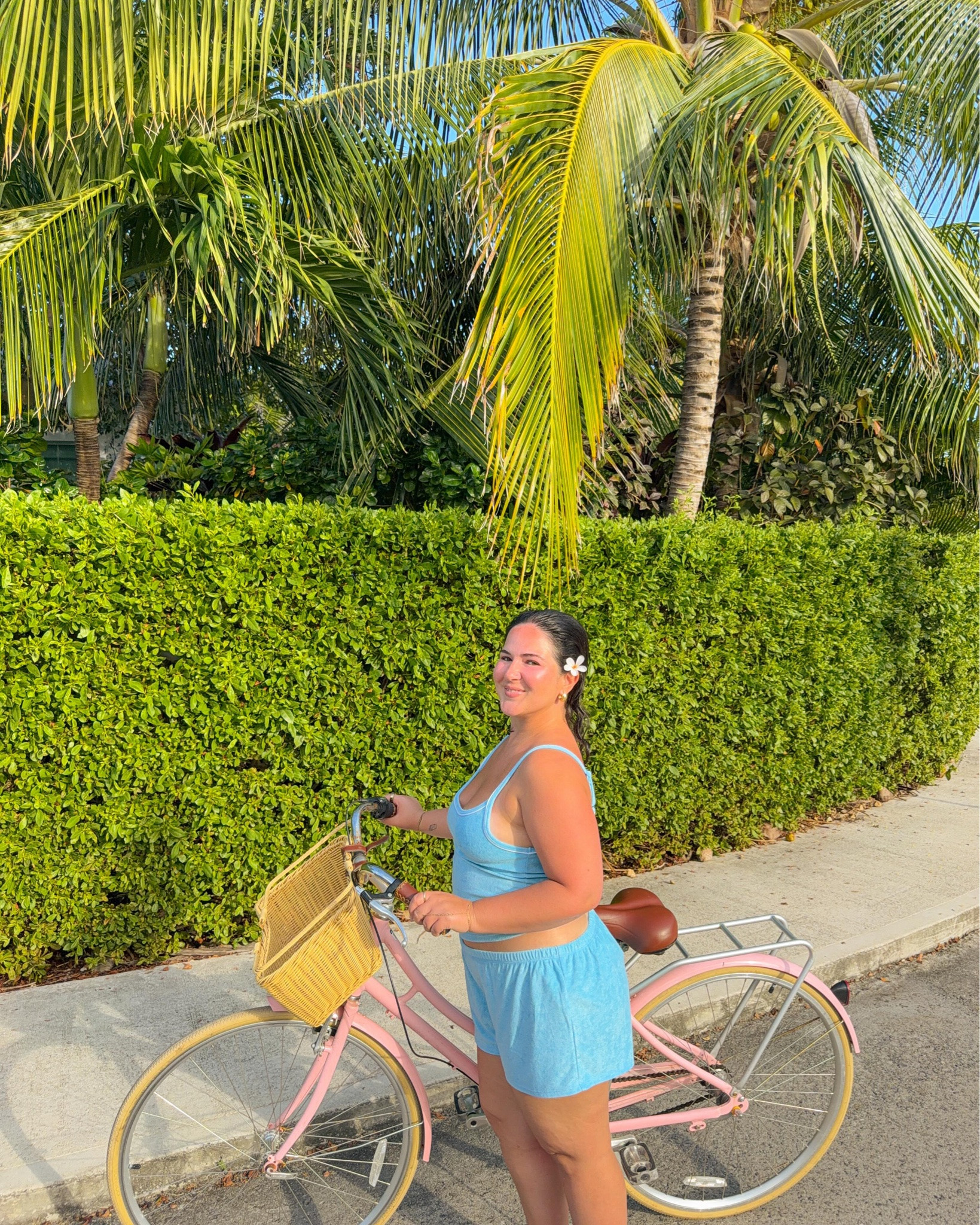 this terry set for summer >> 🌸🌴🔆 wearing a M top & L bottoms! // vacation outfits, beach cover up, beach outfit, summer fashion

#LTKootd #LTKMidsize #LTKSwim