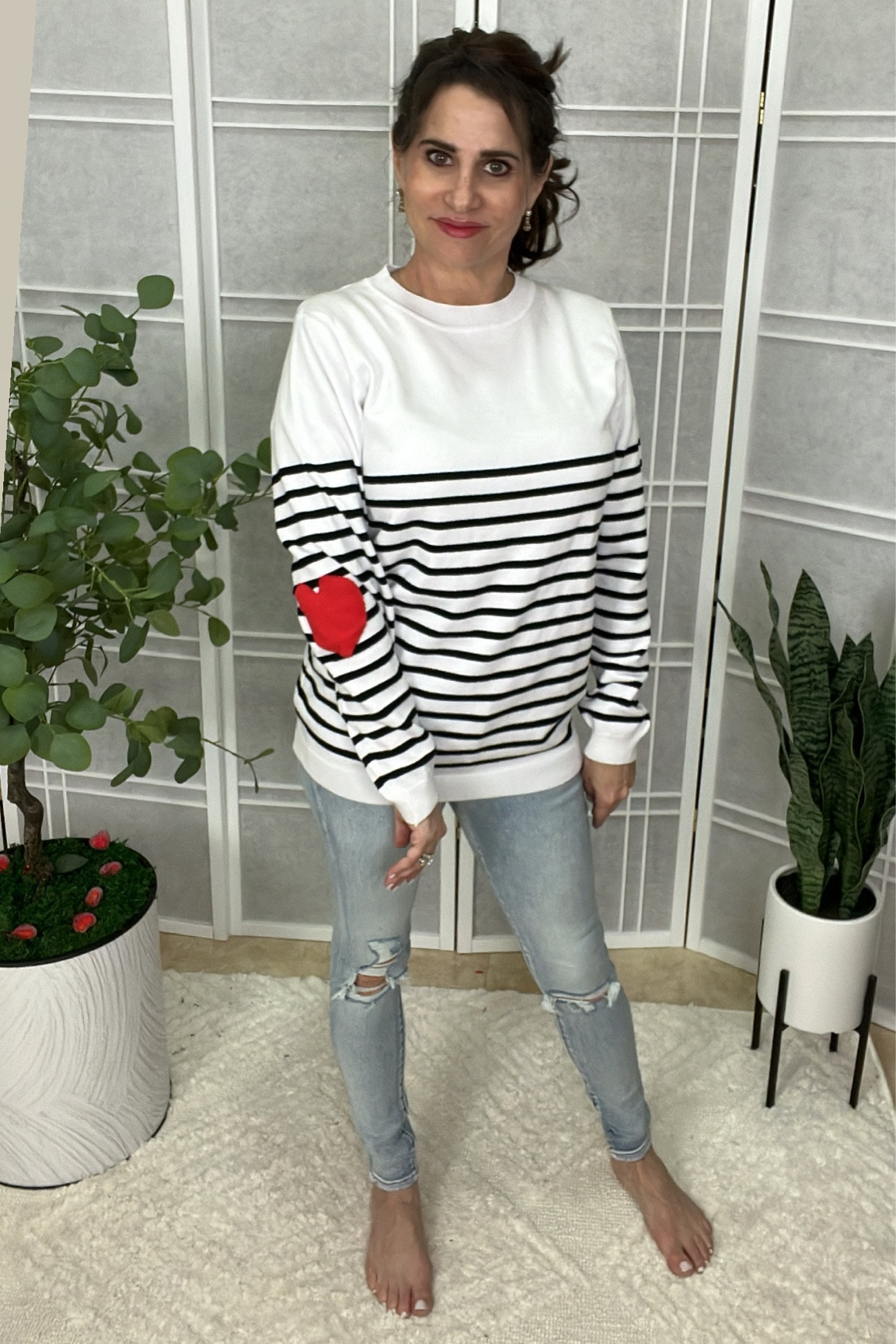 A casual Valentines look 

#LTKstyletip #LTKunder50 #LTKSeasonal