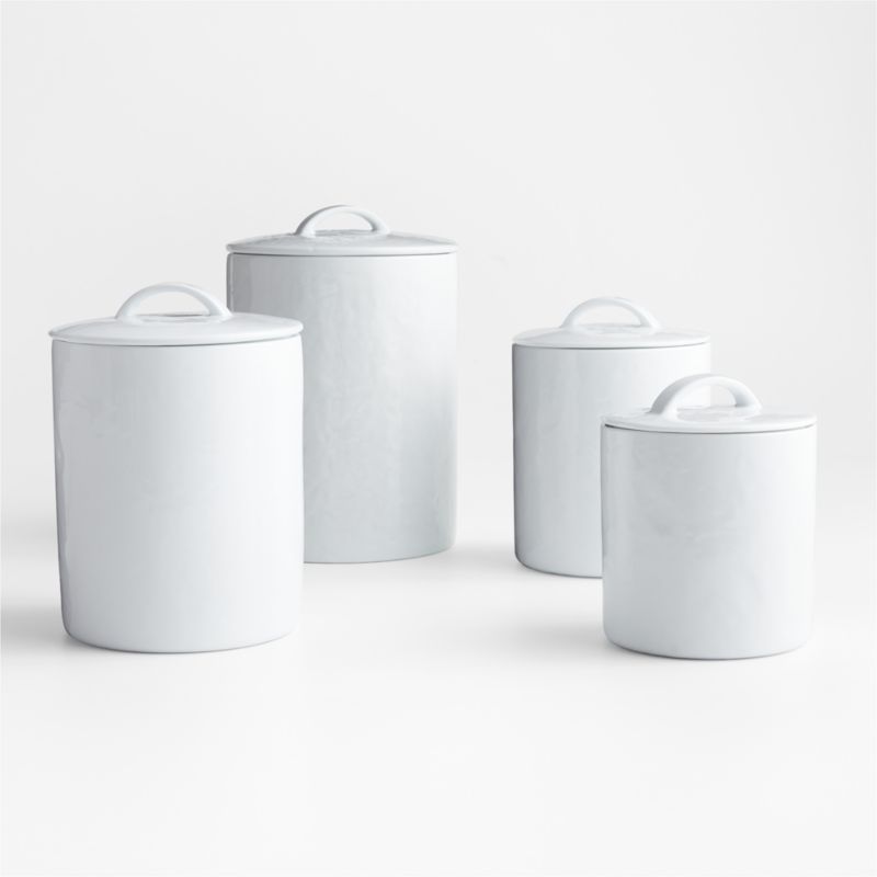 Mercer Canisters | Crate & Barrel | Crate & Barrel