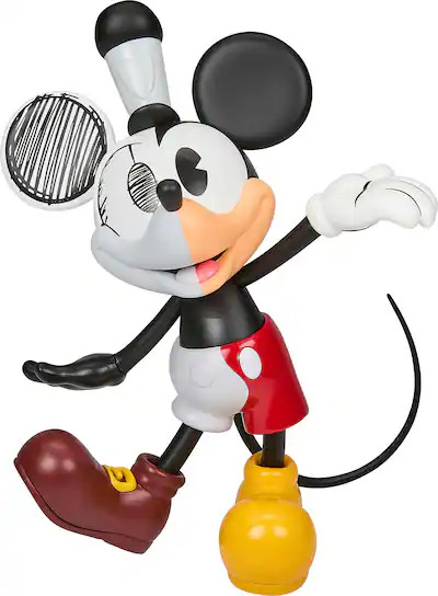 NECA - Disney 100 Kidrobot 8” Mickey Mouse Through the Years Vinyl Art Figure | Best Buy U.S.
