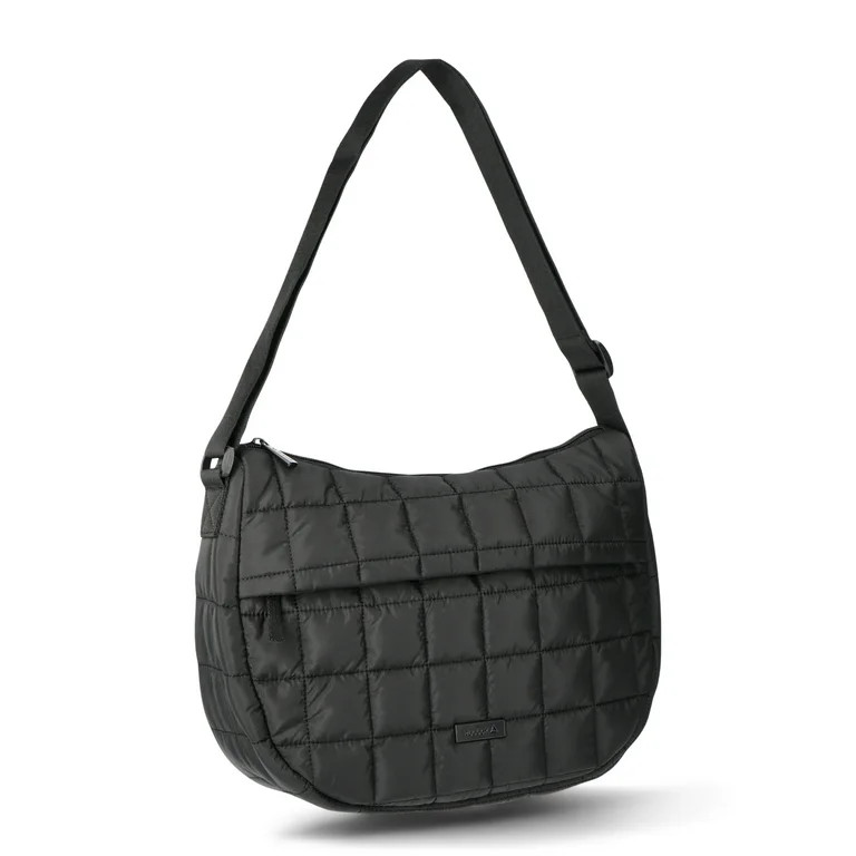 Reebok Women's Savannah Quilted Handbag, Black - Walmart.com | Walmart (US)