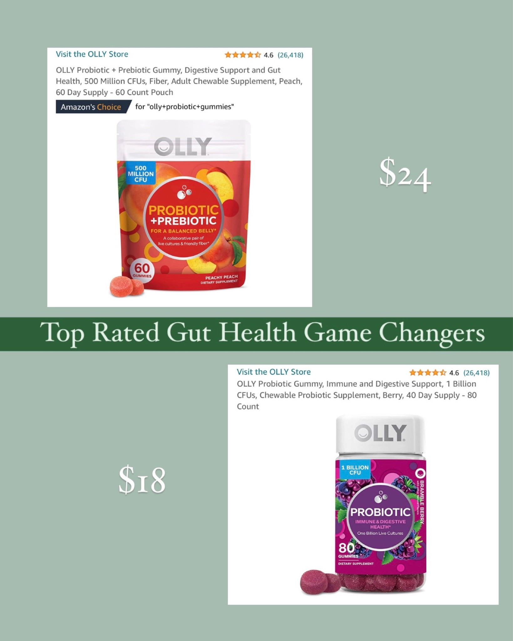 OLLY Probiotic + Prebiotic Gummy, Fiber Gummy, Digestive Support and Gut Health, Adult Chewable probiotic Supplement, OLLY probiotic gummy 

#LTKmens #LTKkids #LTKfamily