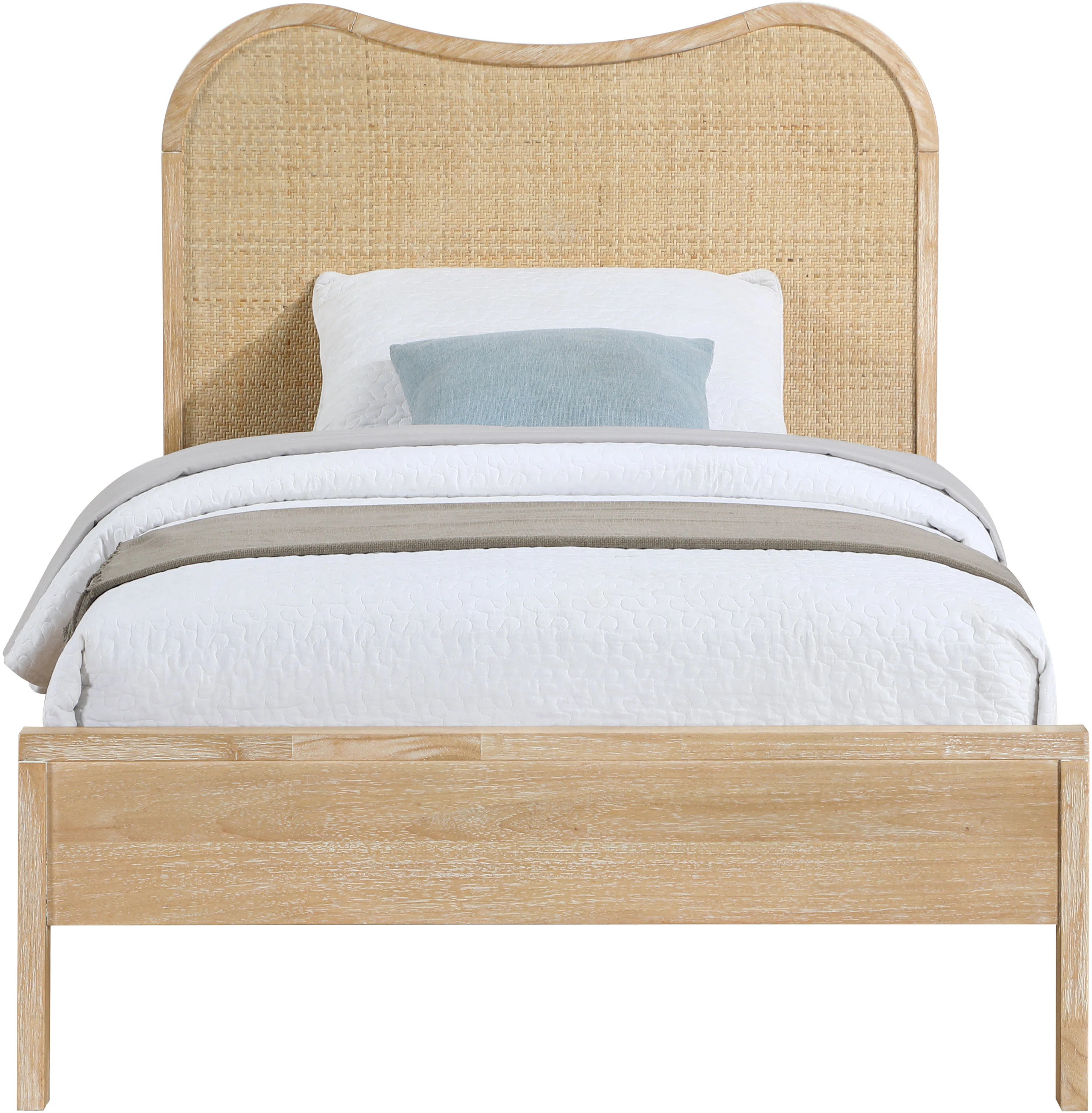 Caliel Cane Wood Bed | Wayfair North America