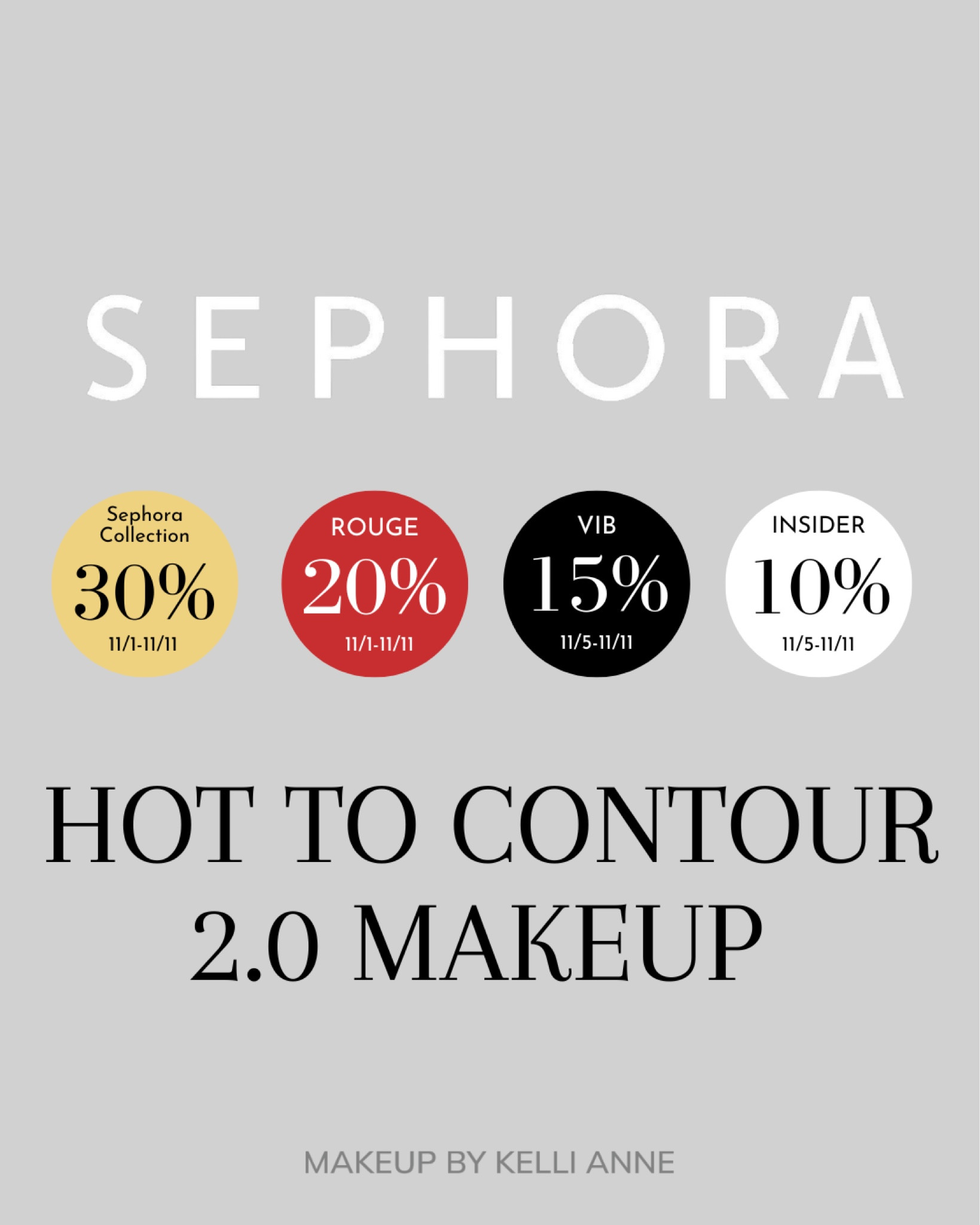 How to Contour 2.0 - Sephora Savings Event 