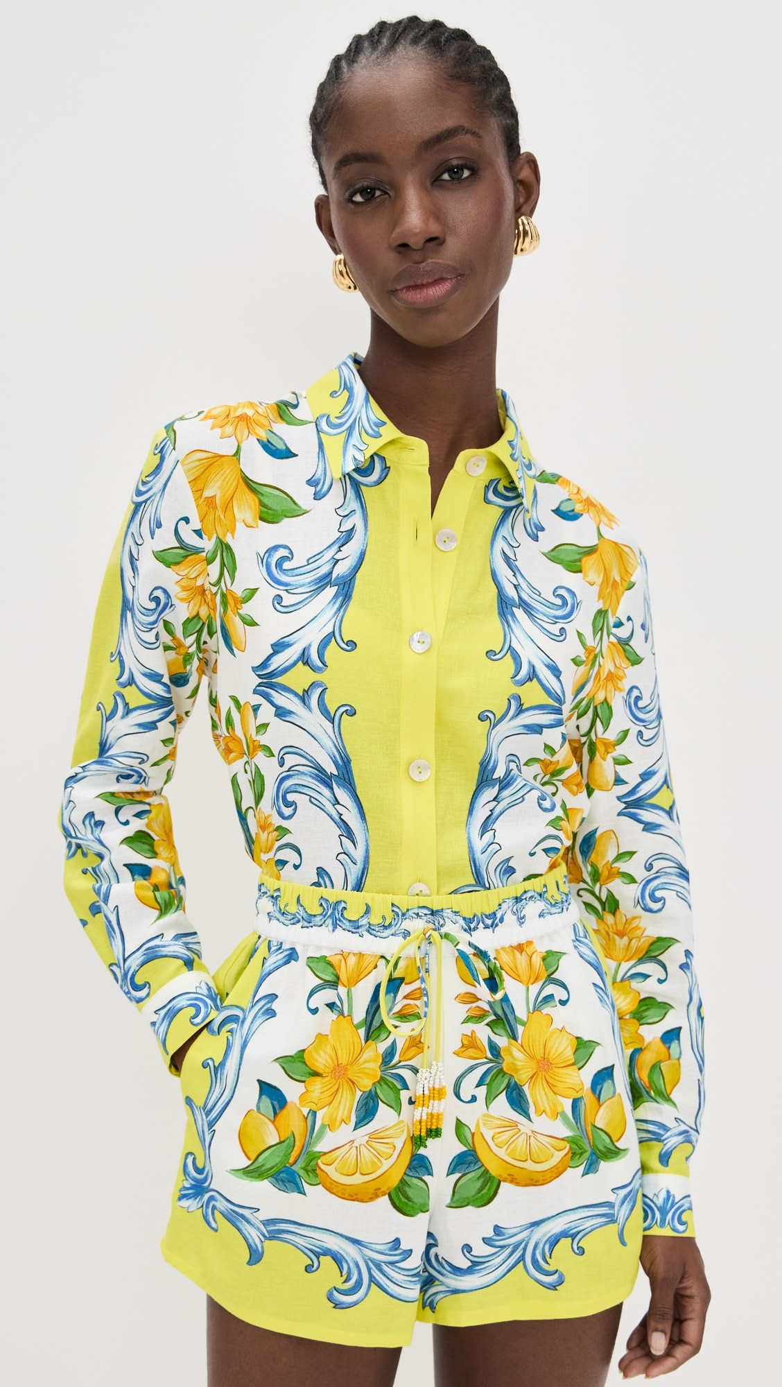 Sicily Scarf Off White Shirt | Shopbop