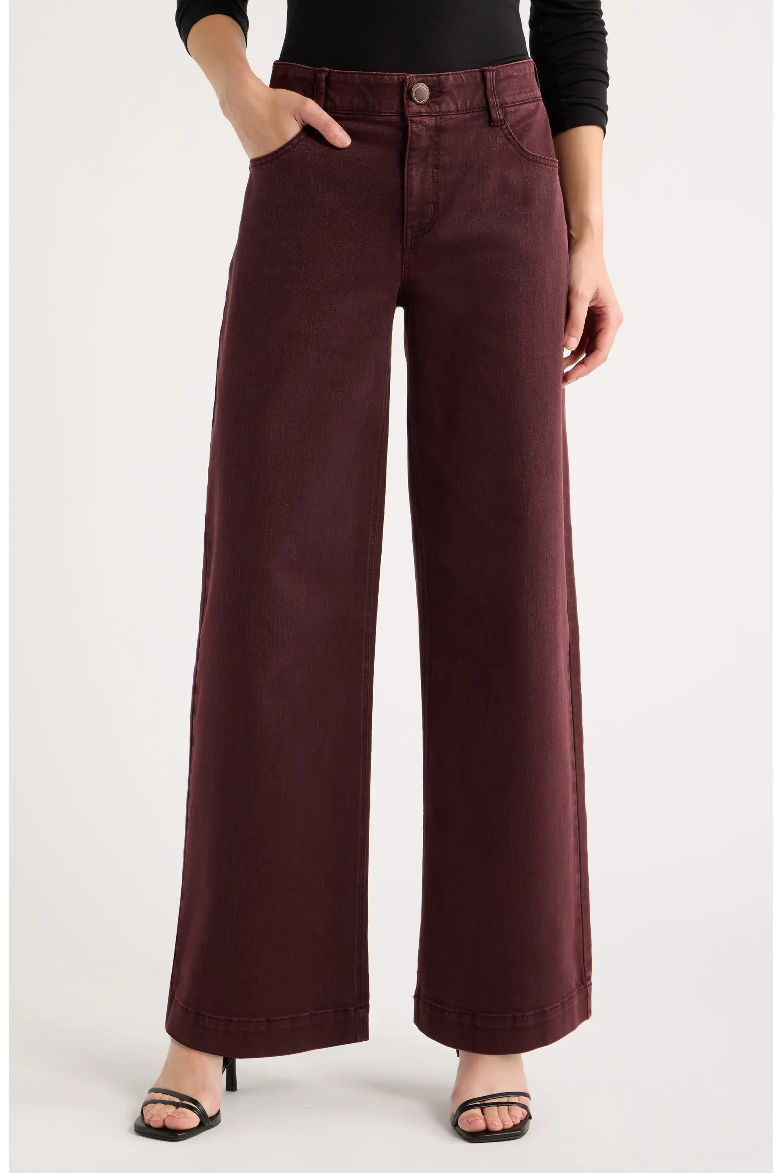 Wit & Wisdom Sam High Waist Wide Leg Jeans (Women) | Nordstrom | Nordstrom