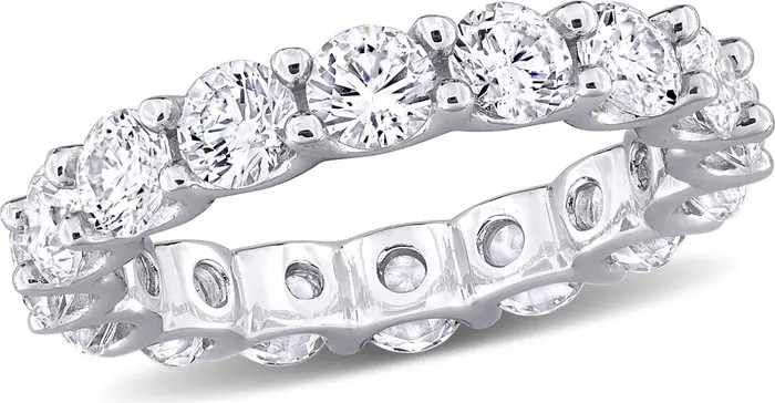 Lab-Created Gemstone Eternity Band Ring | Nordstrom