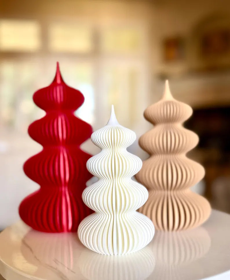 Minimalist Tealight Christmas Tree: Modern Holiday Candle Holder - Etsy | Etsy (US)