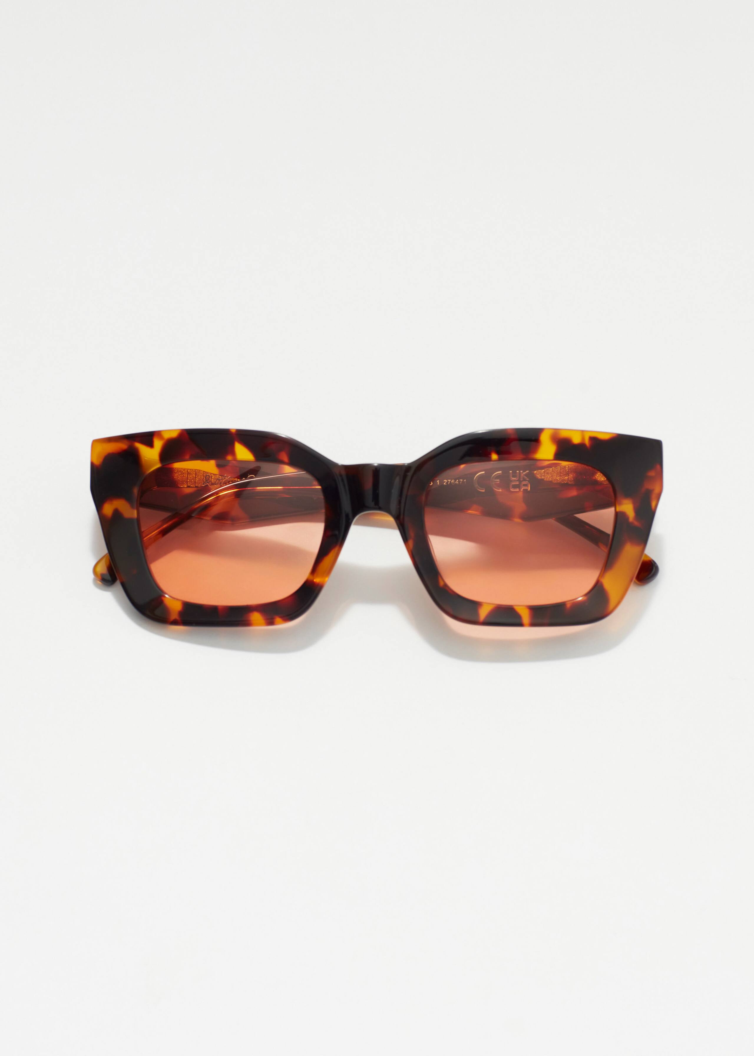 Rechteckige Sonnenbrille aus Acetat - Schildpatt - & Other Stories DE | & Other Stories EU