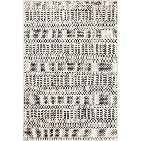 Weinert Oriental Area Rug in Black/White | Wayfair North America