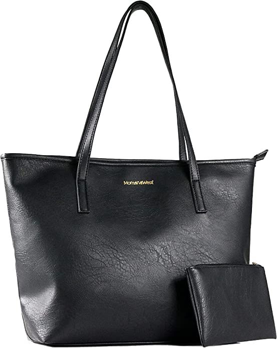 Montana West Tote Bags Vegan Leather Purses and Handbags for Women Top Handle Ladies Shoulder Bag... | Amazon (US)