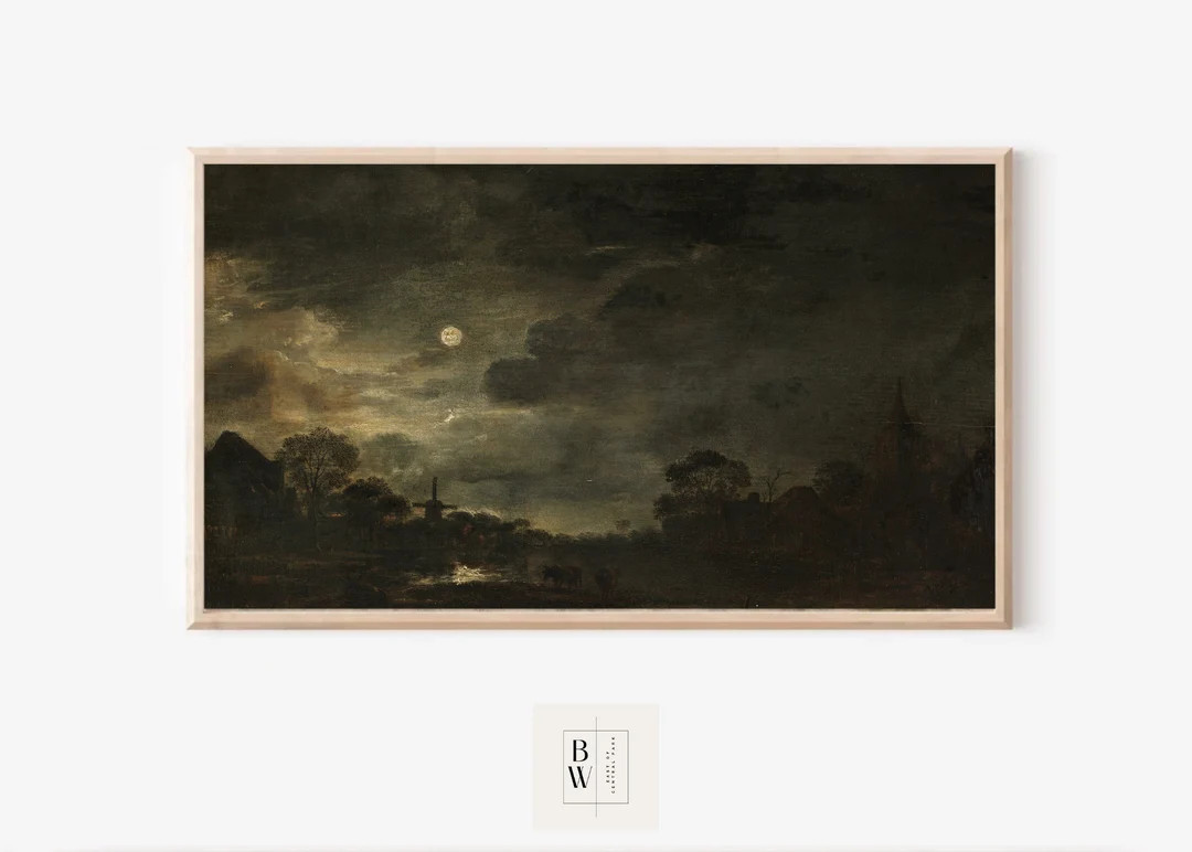 Samsung Frame TV Art  Halloween Frame TV Art  Spooky Full - Etsy | Etsy (US)